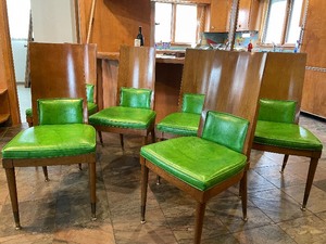 lot 63 image: Great Set of 6 Mid Century Dining Chairs