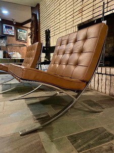lot 113 image: Original Vintage Mies Van Der Rohe 1960s KNOLL Barcelona Chair 