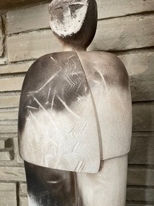lot 115 image: Signed Figural Ceramic Sculpture