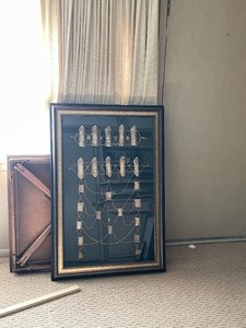 lot 142 image: Authentic 19th Century Tibetan Monk or Lama Carved Bone Apron