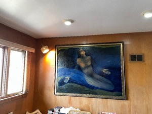 lot 83 image: LARGE & Spectacular Original Oil on Canvas Painting by Kashmiri Khosa - Empty Hands
