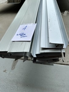lot 4 image: White Steel Trim