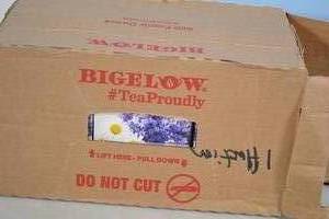Case of Bigelow Benefits Chamomile & Lavender Herbal Tea for Sleep Best By Nov 2025