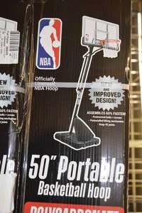 Officially Licensed NBA 50 Portable Polycarbonate Basketball Hoop