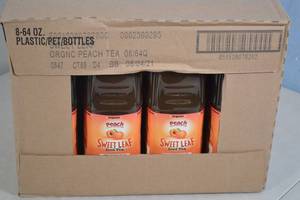 Case Sweet Leaf Organic Peach Iced Tea Best By 08042021