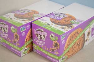 2ct Case of Larry & Lennys The Complete Cookie Plant Based Protein Cookie Oatmeal Raisin Flavor