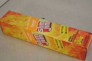 Box of Slim Jim Meat Sticks Nacho Flavor