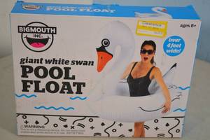 BIGMOUTH INC Giant White Swan Pool Float Over 4ft Wide