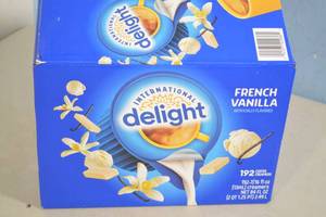 Case of International Delight French Vanilla Coffee Creamers