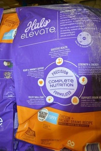 Halo Elevate Puppy Blend Dog Food Chicken  Ancient Grains Recipe
