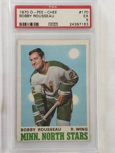 Bobby Rousseau 1960 O-Pee-Chee No. 170 PSA Graded 5 EX