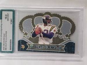 Daunte Culpepper 2000 Crown Royale No. 55 Advanced Grading Graded 10.0 Gem Mint