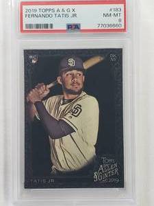 Fernando Tatis Jr. Rookie 2019 Topps Allen & Ginter No. 183 PSA Graded 8 NM-MT