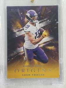 Adam Thielen 2018 Panini Origins No. 5, Numbered 110