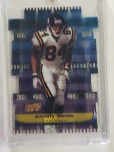 Randy Moss 1999 Topps Stadium Club Luminous Die Cut Refractor No. T3B