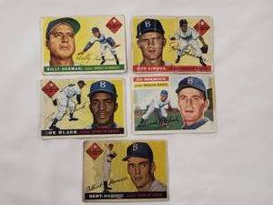 Lot of 5 Vintage Cards from the Mid 1950s