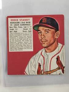 1952 Eddie Stanky Red Man Tobacco