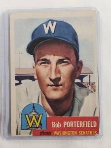 Bob Porterfield 1953 Topps No. 108