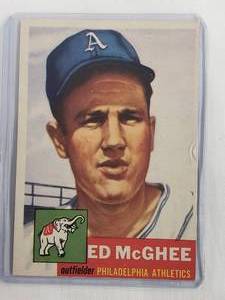 Ed McGhee 1953 Topps No. 195