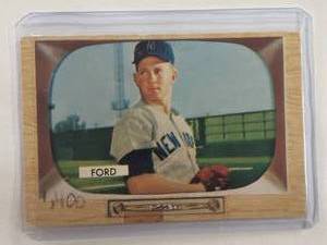 Ed Whitey Ford 1955 Bowman No. 59