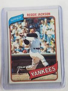 Reggie Jackson 1980 Topps No. 600