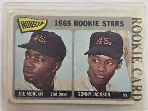 1965 Rookie Stars Joe Morgan and Sonny Jackson Topps No. 16