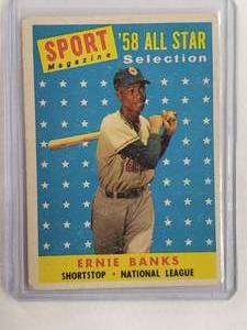 Ernie Banks 1958 Topps No. 482
