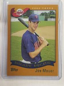 Joe Mauer Rookie 2002 Topps Draft Picks No. 622