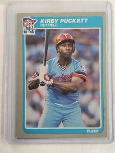Kirby Puckett Rookie 1985 Fleer No. 286
