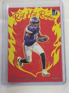 Justin Jeffers Rookie Red Hot Rookies Insert Panini Donruss No. RH-JJ