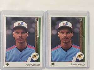 Lot of 2 Randy Johnson Rookie Upper Deck No. 25