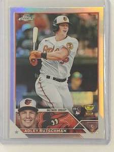 Adley Rutschman Rookie 2023 Topps Chrome Refractor No. 1