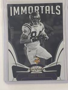 Randy Moss 2018 Panini Certified Immortals No. 124, Numbered 59999