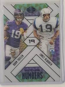 Adam Thielen Lance Alworth 2018 Panini Matching Numbers No. 10, Numbered 8149