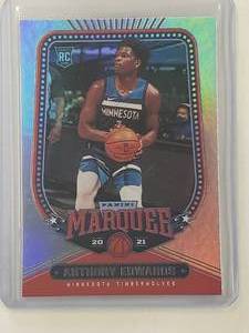 Anthony Edwards Rookie 2020-21 Panini Chronicles Marquee No. 254