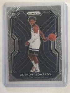 Anthony Edwards Rookie 2020-21 Panini Prizm No. 258