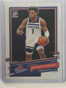 Anthony Edwards Rookie 2020-21 Panini Donruss Optic The Rookies No. 5