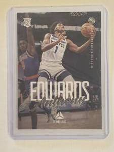 Anthony Edwards Rookie 2020-21 Panini Chronicles Luminance No. 143