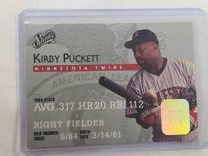 Kirby Puckett 1995 Donruss Studio Silver No. 22