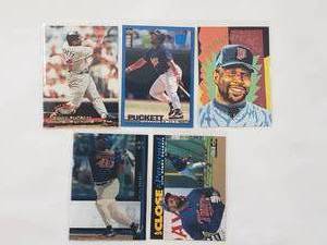 Lot of 5 Kirby Puckett Inserts