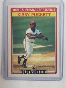 Kirby Puckett RARE Rookie 1985 KayBee Young Superstars of Baseball 25 of 33