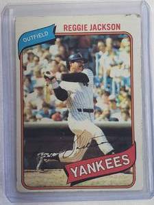 Reggie Jackson 1980 Topps No. 600