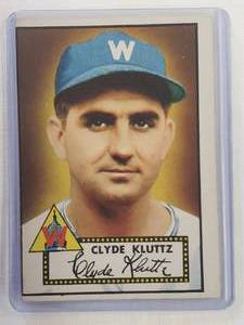 Clyde Kluttz 1952 Topps No. 132