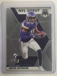 Justin Jefferson Rookie 2020 NFL Debut Panini Mosaic No. 270