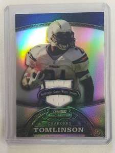 LaDainian Tomlinson 2008 Bowman Sterling Relic Refractor No. 63, Numbered 104199