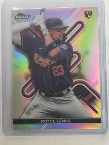 Royce Lewis Rookie 2022 Topps Finest Refractor No. 87