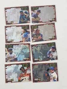 Lot of 8 1994 Upper Deck Home Run All Stars Holos  Ken Griffey Jr, Barry Bonds, Bobby Bonilla, Juan Gonzalez, Cecil Fielder, Alberte Belle, David Justice, Mike Piazza