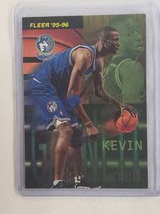 Kevin Garnett Rookie Fleer 95-96 Firm Foundation No. 335