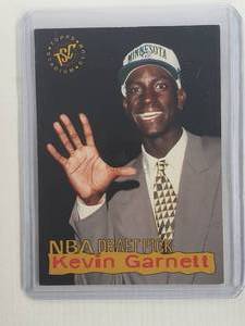 Kevin Garnett Rookie 1995 Topps Stadium Club