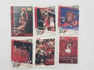 Lot of 6 Michael Jordan Cards